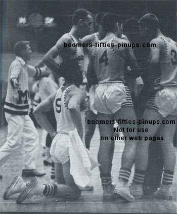 1954-55 team uniforms - basketball fashion