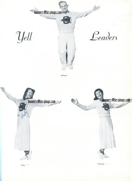 1950s cheer leaders