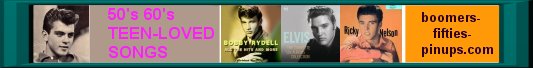 1950s songs - best loved teen songs - top 20 list