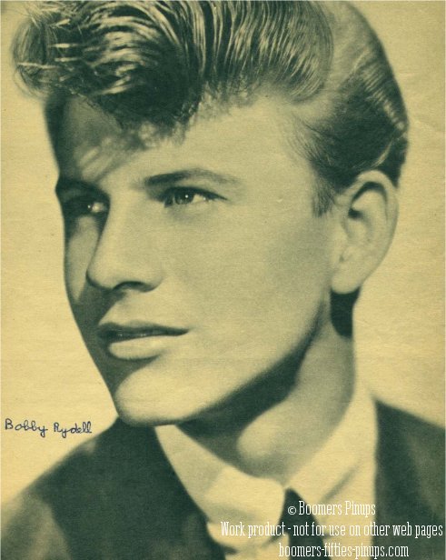  © boomers pinups work product - bobby rydell fifties teen idol