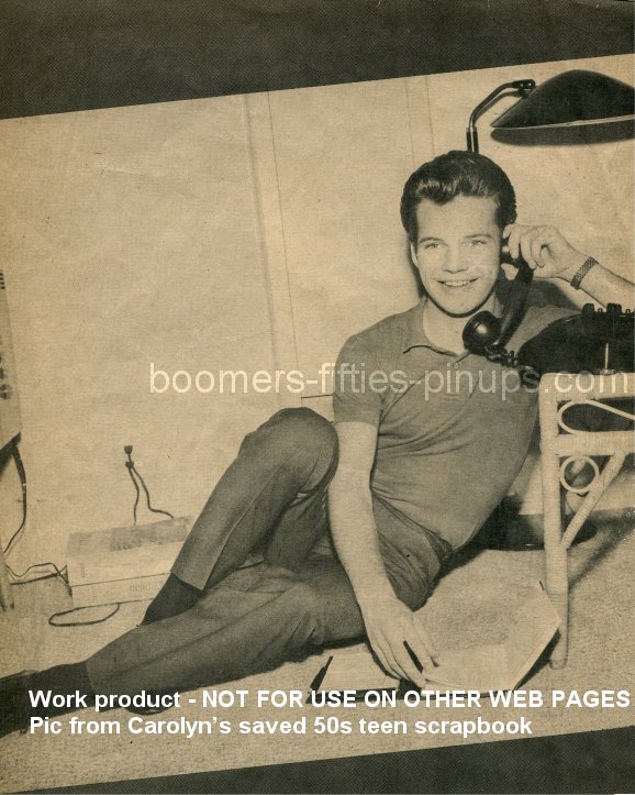  © boomers pinups work product - bobby vee picture