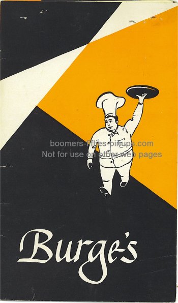 1950s drive-in menu picture