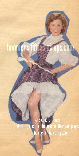  © boomers pinups work product - debbie reynolds in costume
