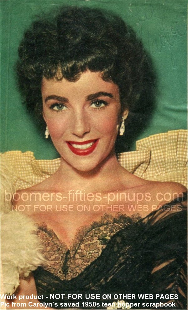  © boomers pinups work product - elizabeth taylor pic
