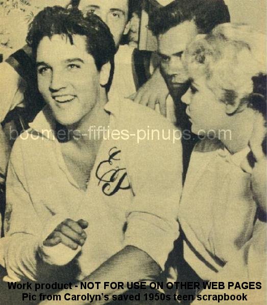  © boomers pinups work product - elvis presley and fans