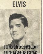  © boomers pinups work product - elvis presley bw pic