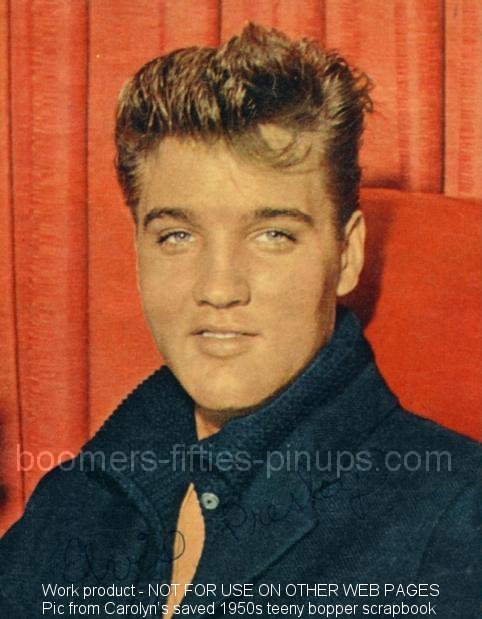  © boomers pinups work product - elvis presley magazine pinup