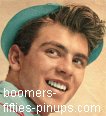  © boomers pinups work product - fabian forte picture in 1950s fashion hat