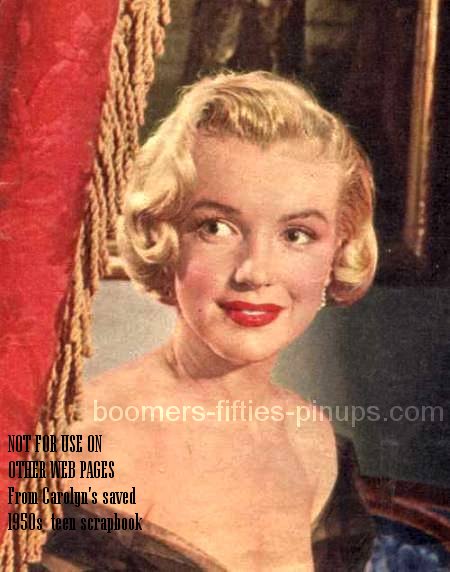  © boomers pinups work product - marilyn monroe curtain call pic