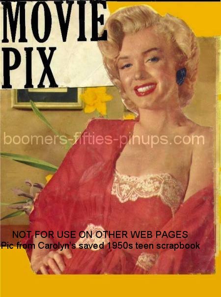  © boomers pinups work product - marilyn monroe scrapbook cover picture