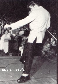 elvis 1950's photo