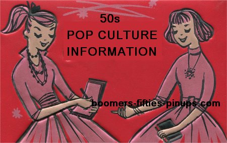 banner, 1950s history, pop culture information