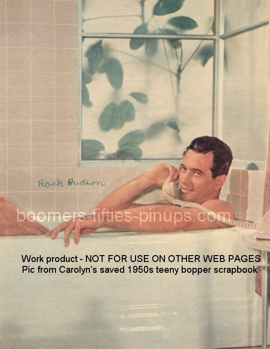  © boomers pinups work product - rock hudson