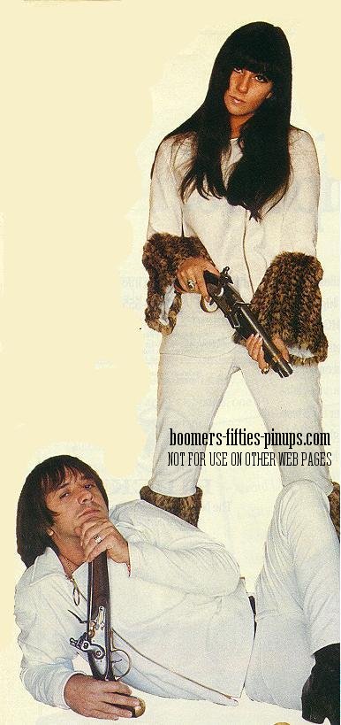 Sonny and Cher picture in costume