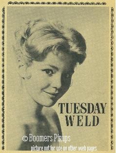 Groovy History - Tuesday Weld, 1965. 😍